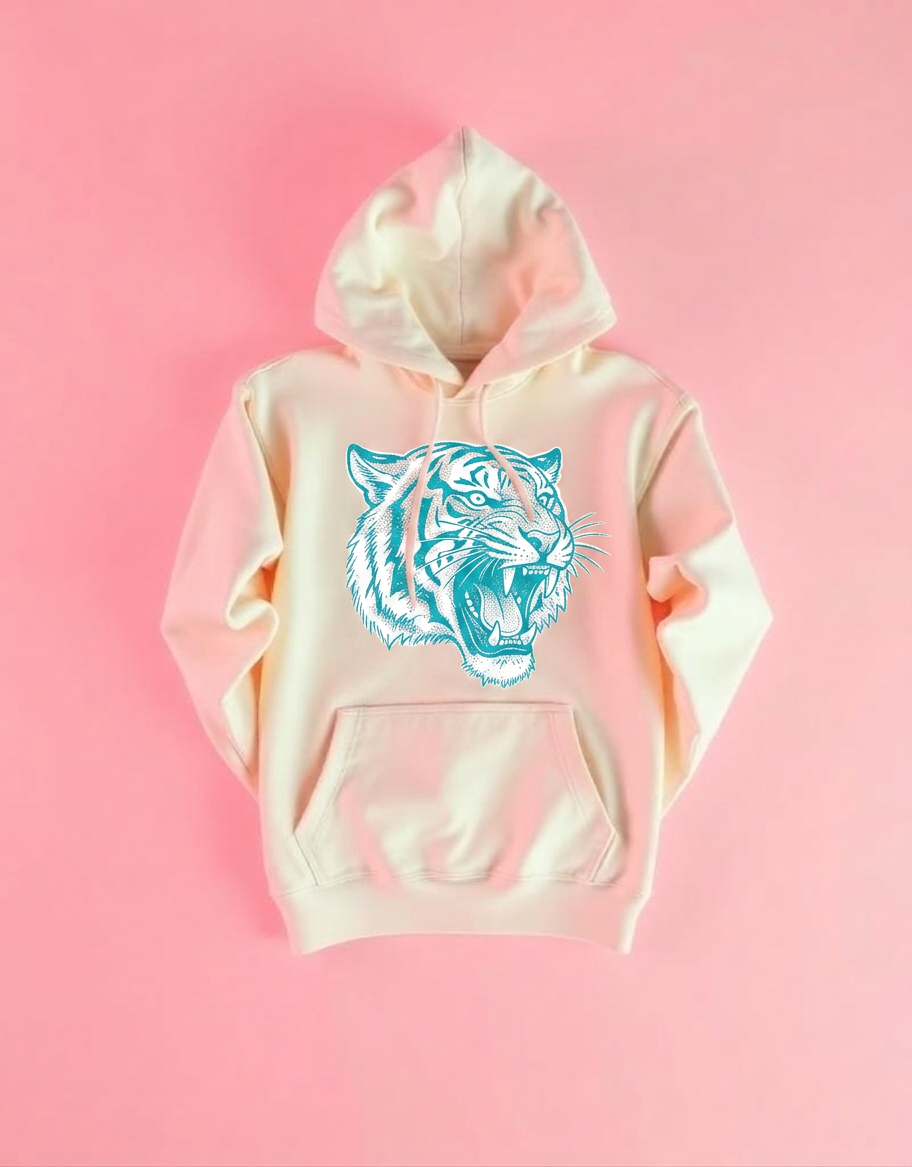 Hoodie blank product — 320gsm · brushed back